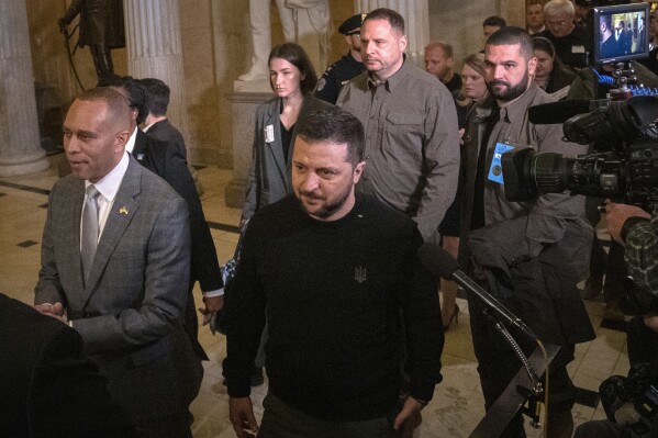 Zelenskyy pleads for Ukraine aid at Capitol and White House, says to US: Our fight is yours