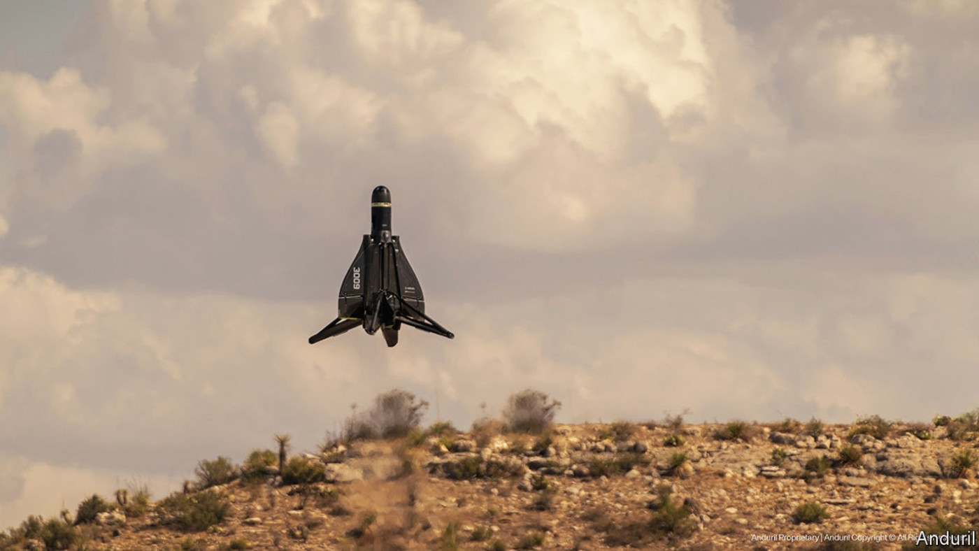 A startup called Anduril has unveiled a reusable missile