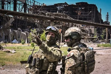 Russians Shot by Own Police While Looting Mariupol's Azov Steelworks Plant