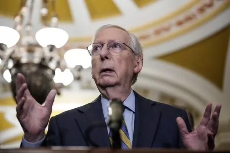 Mitch McConnell: GOP's Ukraine Views Would Make Reagan 'Turn Over' in Grave