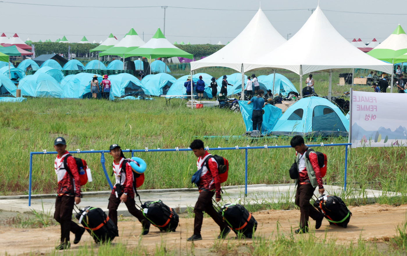 US, UK scouts quit S Korea World Scout Jamboree campsite over extreme heat