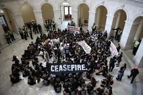 No, the Pro-Palestinian Protest on Capitol Hill Was Not an 'Insurrection'