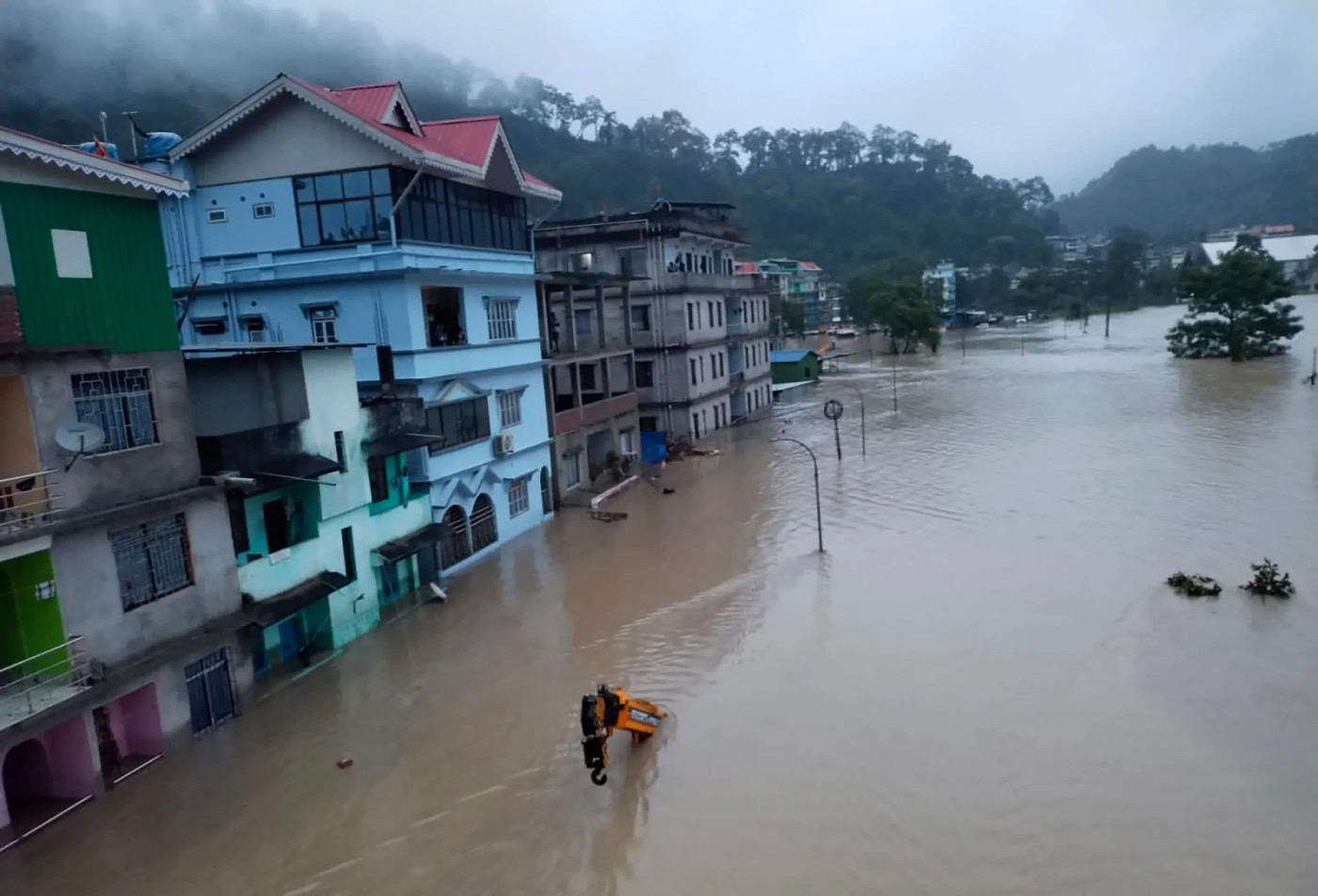 Floods in India’s Sikkim kill 10; dozens including 23 army soldiers missing