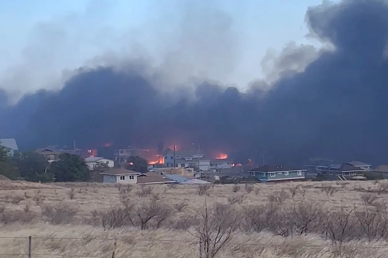 Wildfires kill six on Hawaii’s Maui island as strong winds fan flames