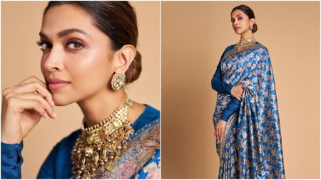 Know all about Deepika Padukone’s blue Sabyasachi sari look and other times she donned the designer