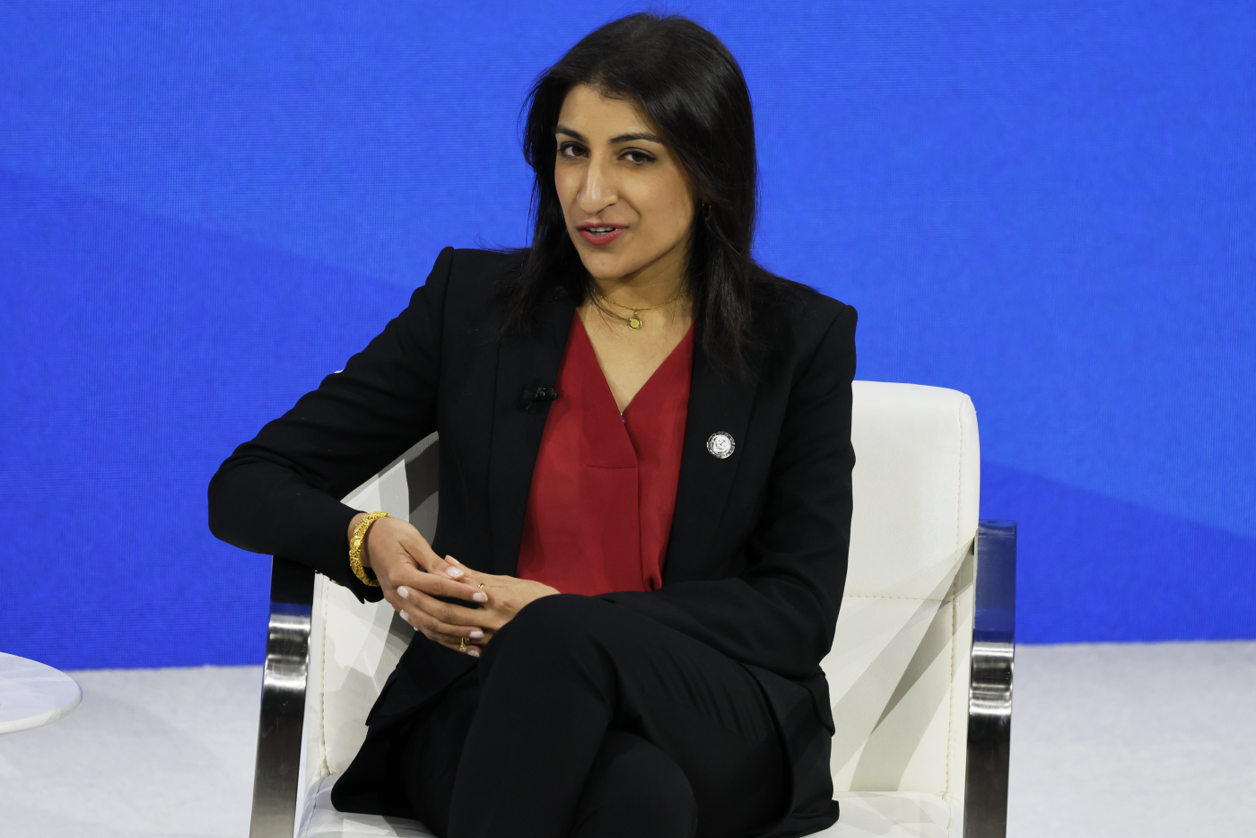 FTC Chair Lina Khan defends her track record when it comes to blocking mergers and doesn't subscribe to Amazon Prime