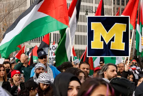 Videos Show Pro-Palestinian Protesters Storm Michigan University Building