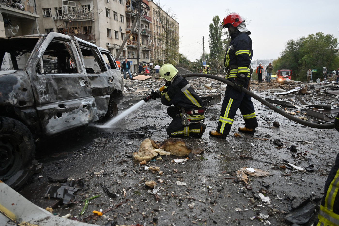 Russian drones, missiles and shells target Ukrainian infrastructure