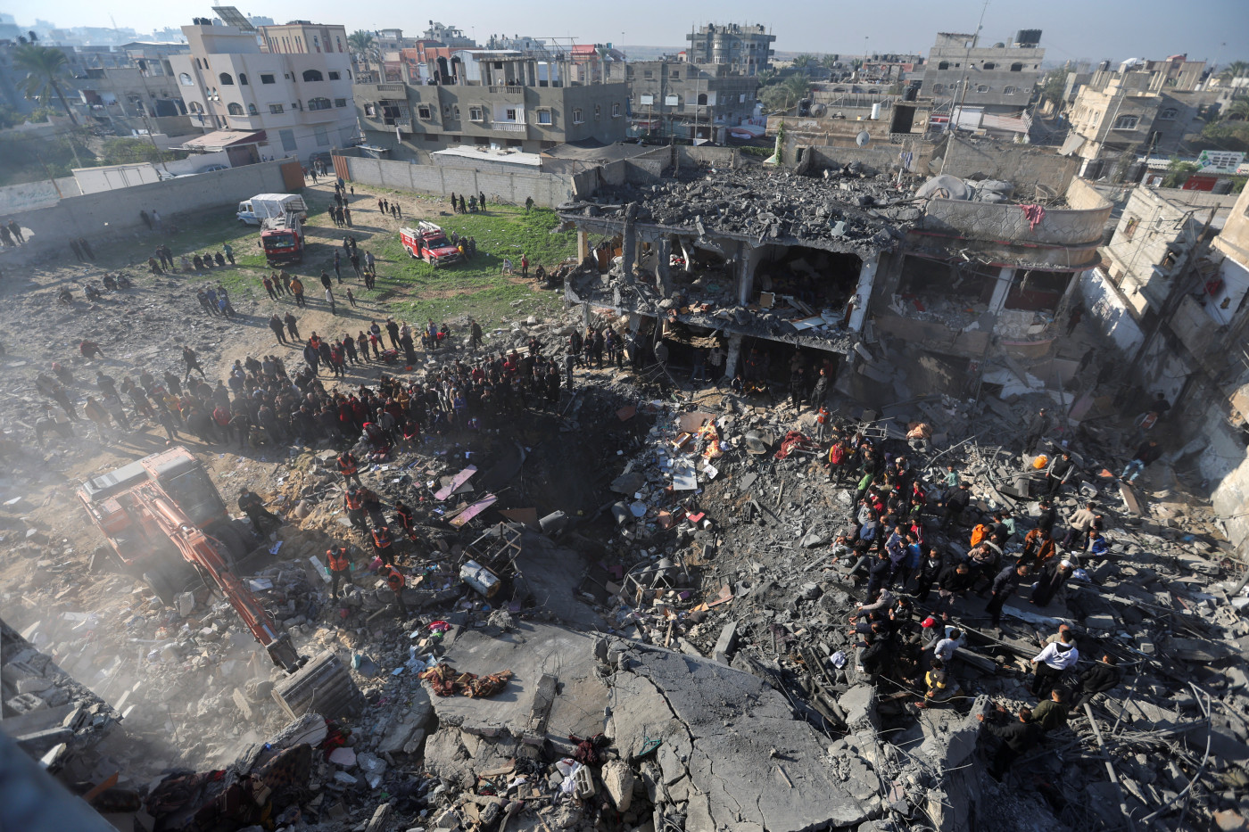 Israeli attack on residential area in south Gaza kills at least 29 people