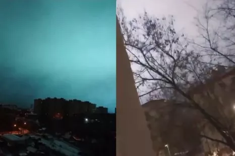 Strange Glow Over Moscow Skies Triggers Panic as Explosions Reported