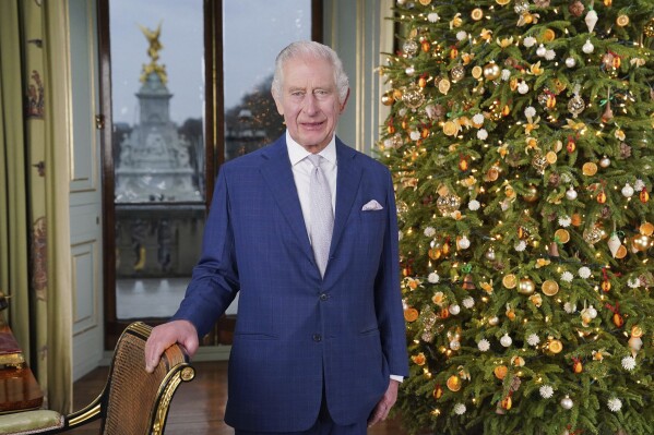 King Charles III’s Christmas message reflects a coronation theme and calls for planet’s protection