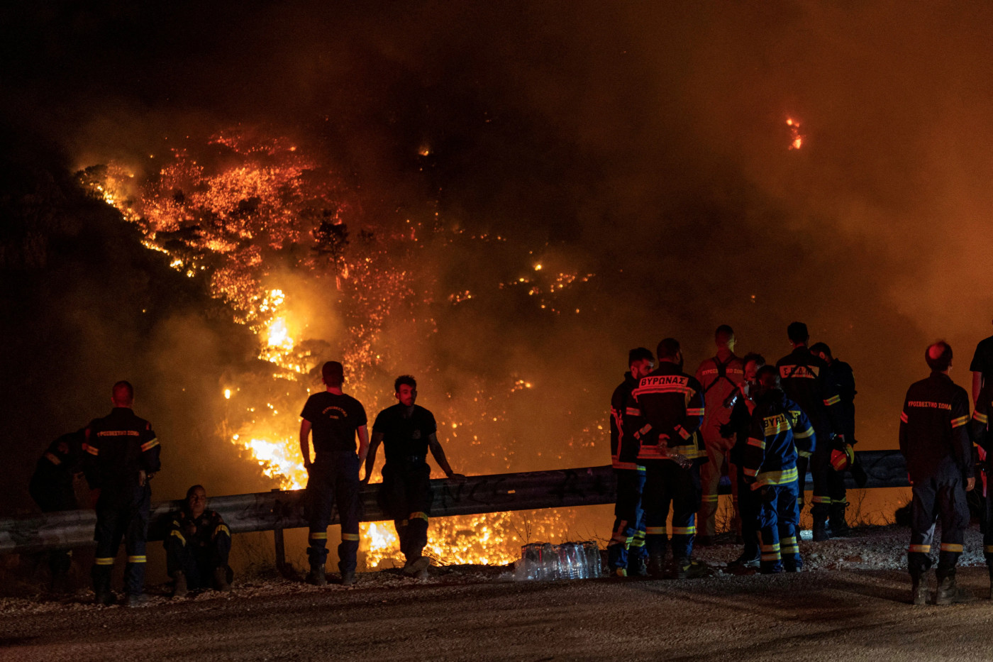 Greece blaze is ‘largest wildfire ever recorded in EU’