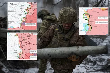 Ukraine Maps Show Battles Russia Lost 11,000 Troops Last Month