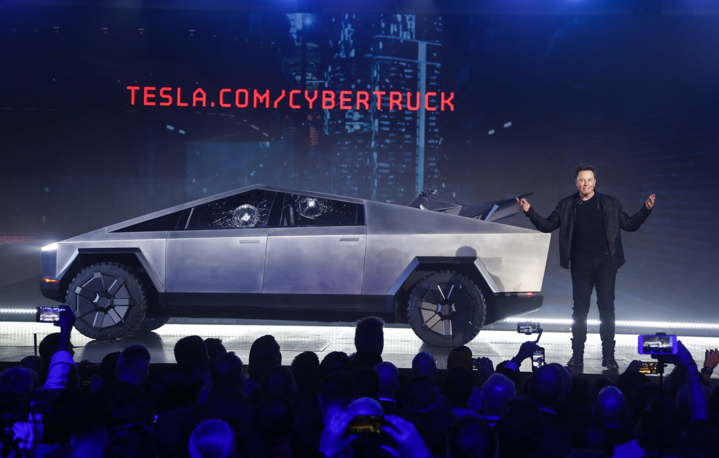 Elon Musk hypes Tesla Cybertruck at deliveries event in Austin