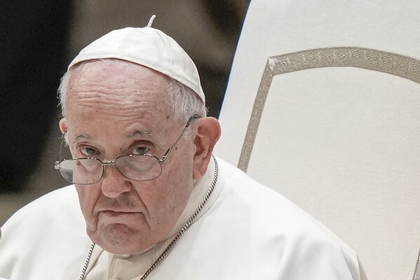 Pope calls for universal ban on surrogacy in global roundup of threats to peace and human dignity