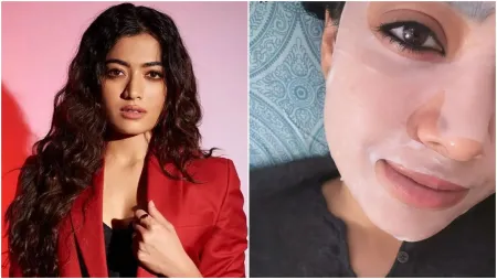 Rashmika Mandanna uses sheet mask for skin; know how it benefits