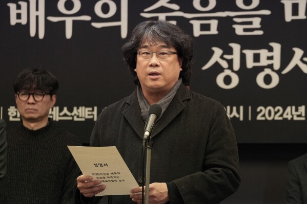 ‘Parasite’ director calls for a thorough probe into the death of actor Lee Sun-kyun