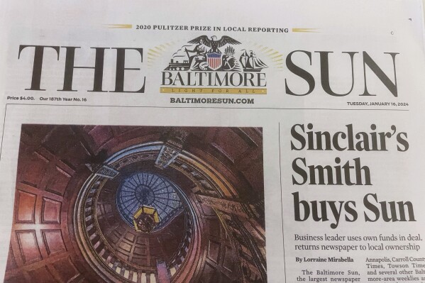 The Baltimore Sun is returning to local ownership — with a buyer who has made his politics clear