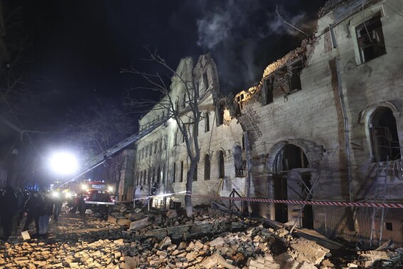 Russian missiles hit Ukrainian apartment buildings and injure 17 in latest strikes on civilian areas