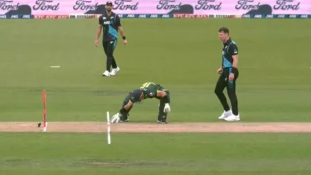 Watch: Mohammad Rizwan tries to take a hilarious single without bat given short run during 3rd NZ vs PAK T20I