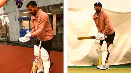 Watch: Sumit Nagal pads up and bats in the nets after making history at Australian Open with racquet