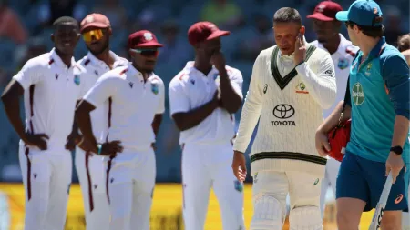 AUS vs WI: Usman Khawaja cleared of jaw fracture and passes concussion Test after taking a blow to helmet