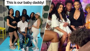 US rapper Zeddy Will - who got five women pregnant at the same time - hosts joint baby shower, sparking internet frenzy