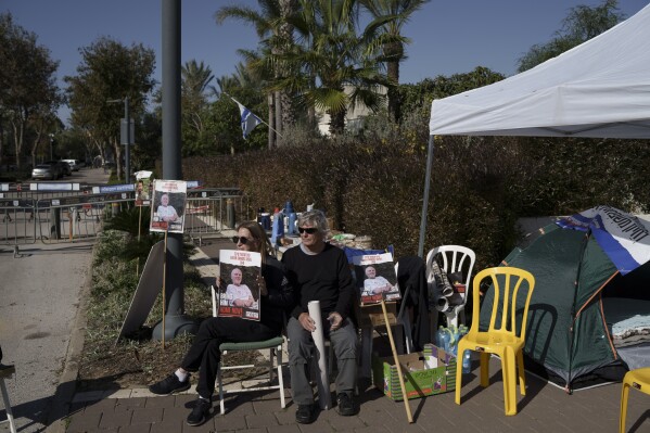 Hostage families protest outside Netanyahu’s home, ramping up pressure for a truce-for-hostages deal