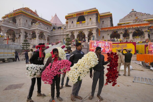 A temple to one of Hinduism’s holiest deities is opening in Ayodhya, India. Here’s what it means