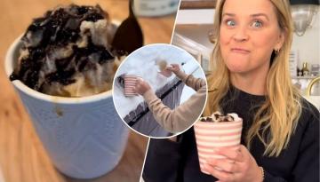 Reese Witherspoon sparks heated debate after recipe video for snow-based dessert goes viral on TikTok