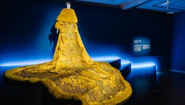 Rihanna's infamous 'omelette' dress appears in Guo Pei's NZ exhibition