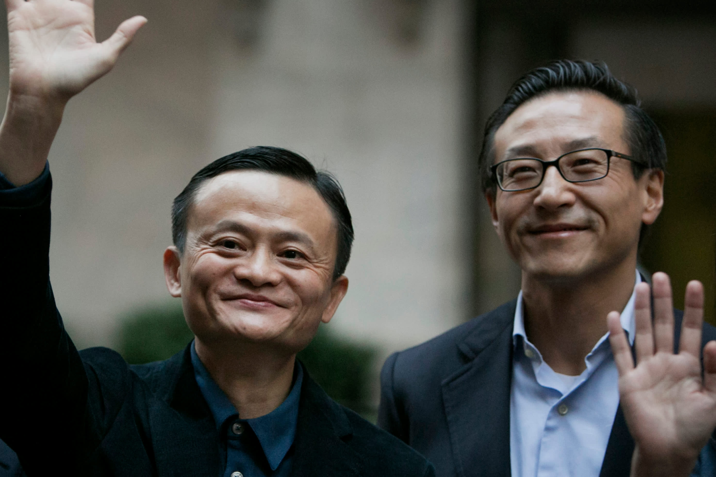 Alibaba co-founders buy more than $200 million worth of shares, sending stock up