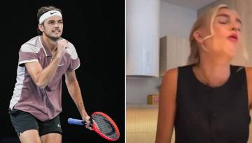 Tennis: Influencer Morgan Riddle makes good on Vegemite dare, as boyfriend Taylor Fritz advances to Australian Open quarter-finals