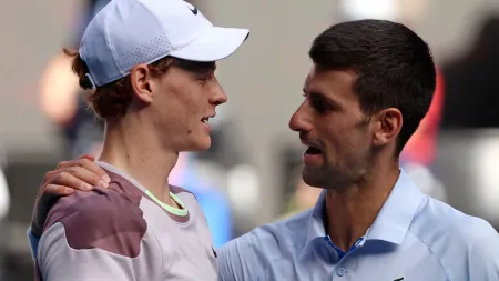 Jannik Sinner’s strong and improved baseline game helps him stun Novak Djokovic to reach Australian Open final