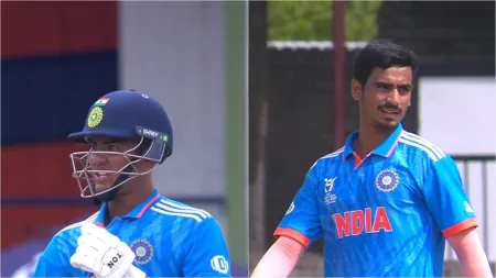 U-19 World Cup: Arshin Kulkarni and Naman Tiwary star as India register a thumping win against USA