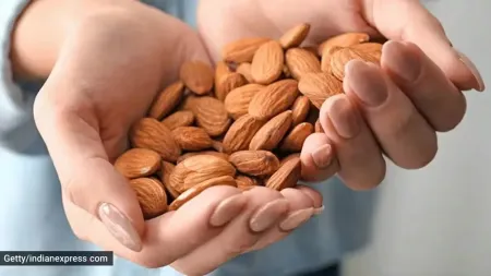 Eating almonds may help reduce wrinkles and uneven skin tone? Experts weigh in