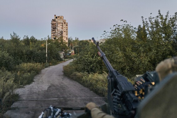 Ukraine claims it shot down a Russian attack helicopter in fierce street battle for Avdiivka city