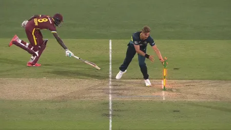 Watch: Australia denied wicket vs West Indies… because nobody appealed for run-out!