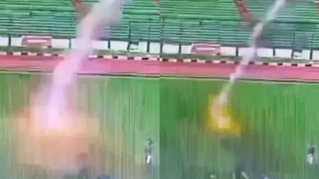 Watch: Indonesian footballer dies after being hit by lightning