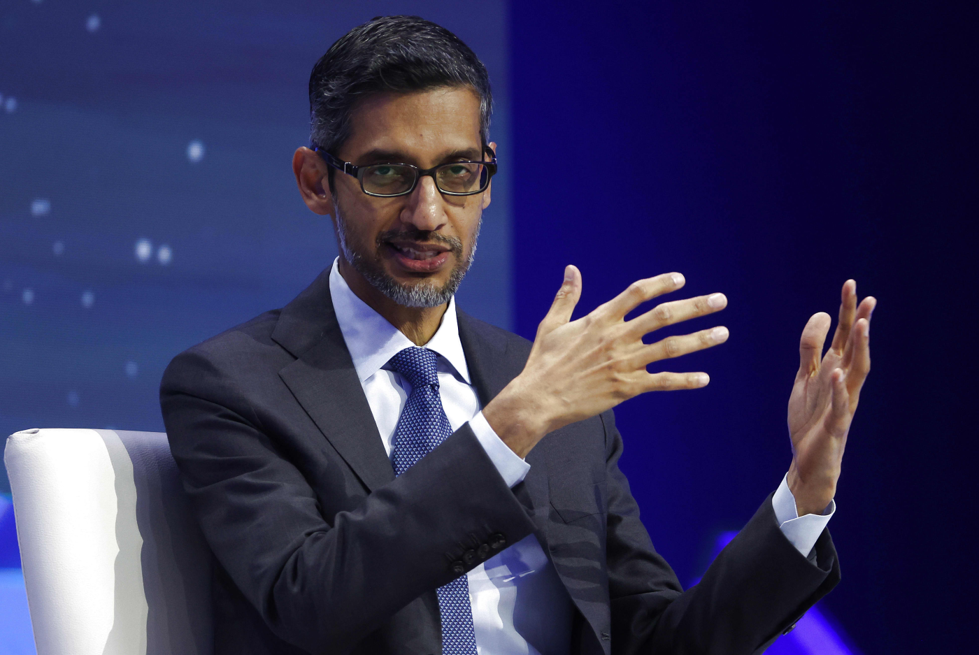 AI can 'disproportionately' help defend against cybersecurity threats, Google CEO Sundar Pichai says