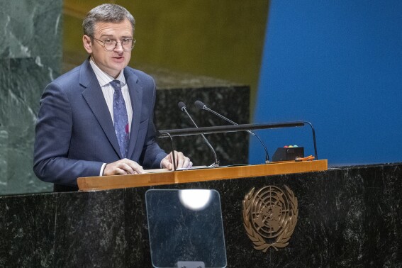 Ukraine’s top diplomat tells skeptics at the UN that his country ‘will win the war’