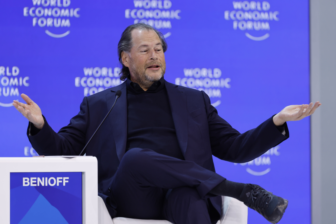 Salesforce shares slip after the company calls for single-digit full-year revenue growth