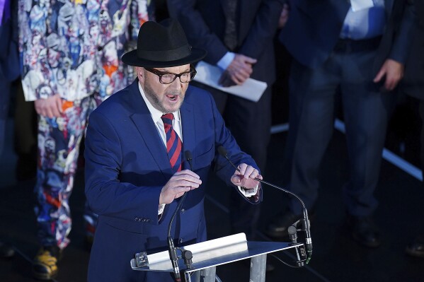 Veteran British left-wing disruptor George Galloway wins a special election dominated by war in Gaza