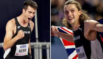 Athletics: New Zealand's newest world champions Hamish Kerr, Geordie Beamish react to golden day in Glasgow