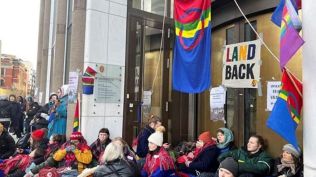 Climate activists including Greta Thunberg block entrance to Swedish parliament