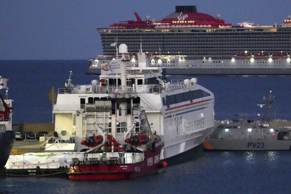 An aid ship sets sail to Gaza, where hundreds of thousands face starvation 5 months into war