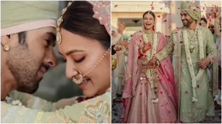 Pulkit Samrat and Kriti Kharbanda look resplendent as they join the pastel wedding trousseau trend; know what makes the colours so popular