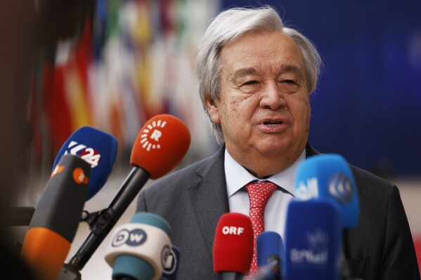 UN chief urges the EU to avoid ‘double standards’ over Gaza and Ukraine