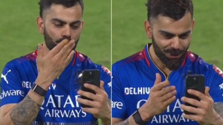 Watch: Virat Kohli’s gets a call from family after his heroics against Punjab Kings