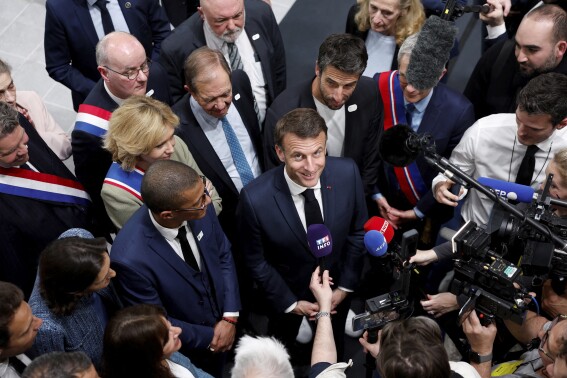 France’s Macron dismisses Russian remarks suggesting Kyiv and Paris had a role in Moscow attack